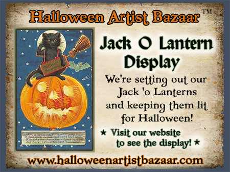 Halloween Artist Bazaar Jack O' Lantern Display