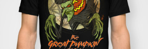 Cult of the Great Pumpkin: Witch Mask T-Shirt