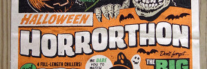 Halloween Horrorthon Print by Crash Cunningham