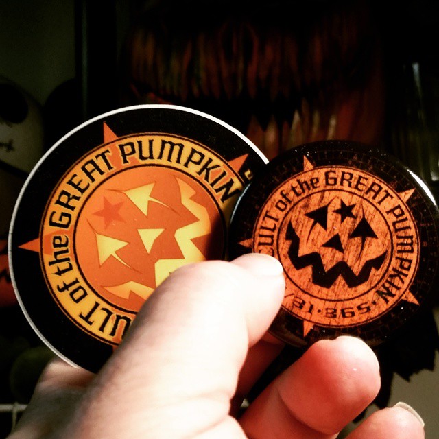 Cult of the Great Pumpkin Stickers and Buttons