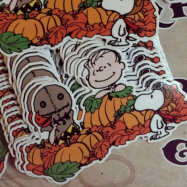 It's the Great Pumpkin, Sammy Brown Sticker - Dark Mind Toys