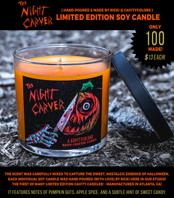 The Night Carver Candle