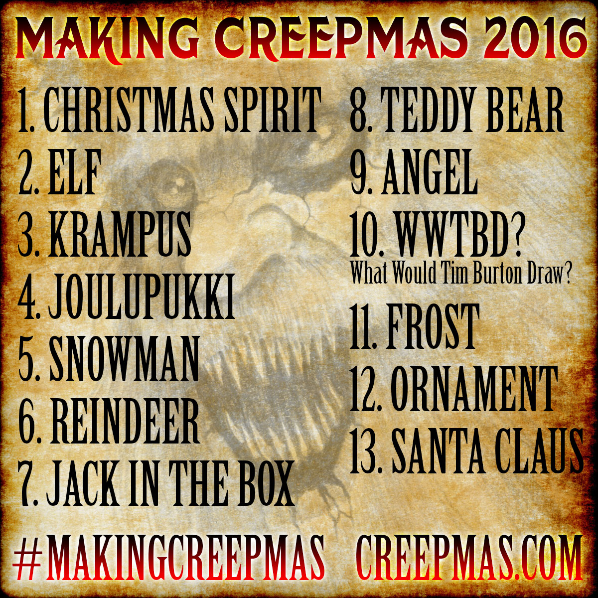 #MakingCreepmas