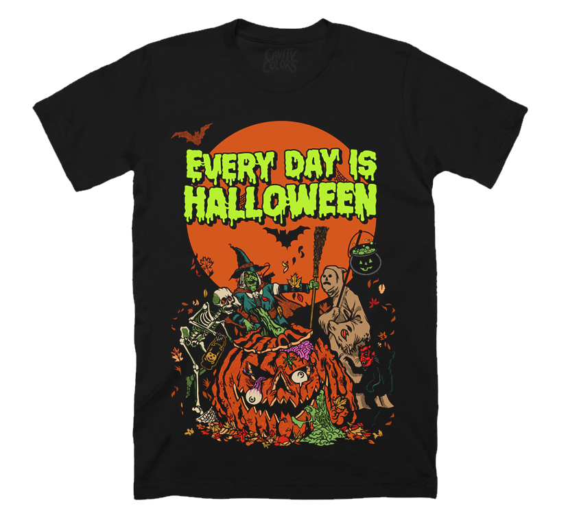 Cavity Colors Every Day Is Halloween T-Shirt