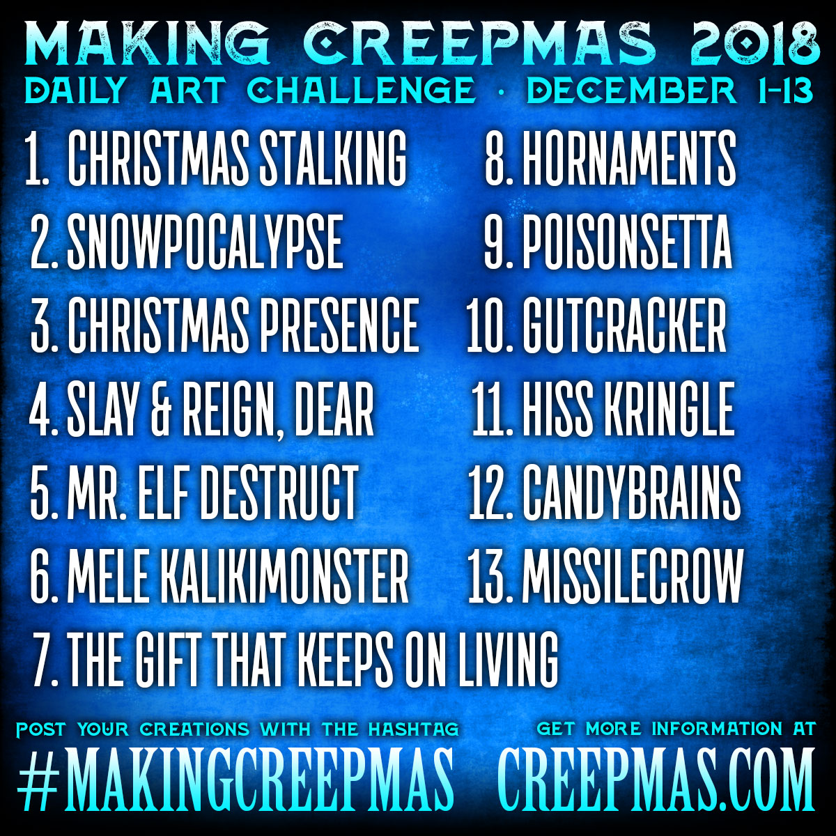 Making Creepmas 2018